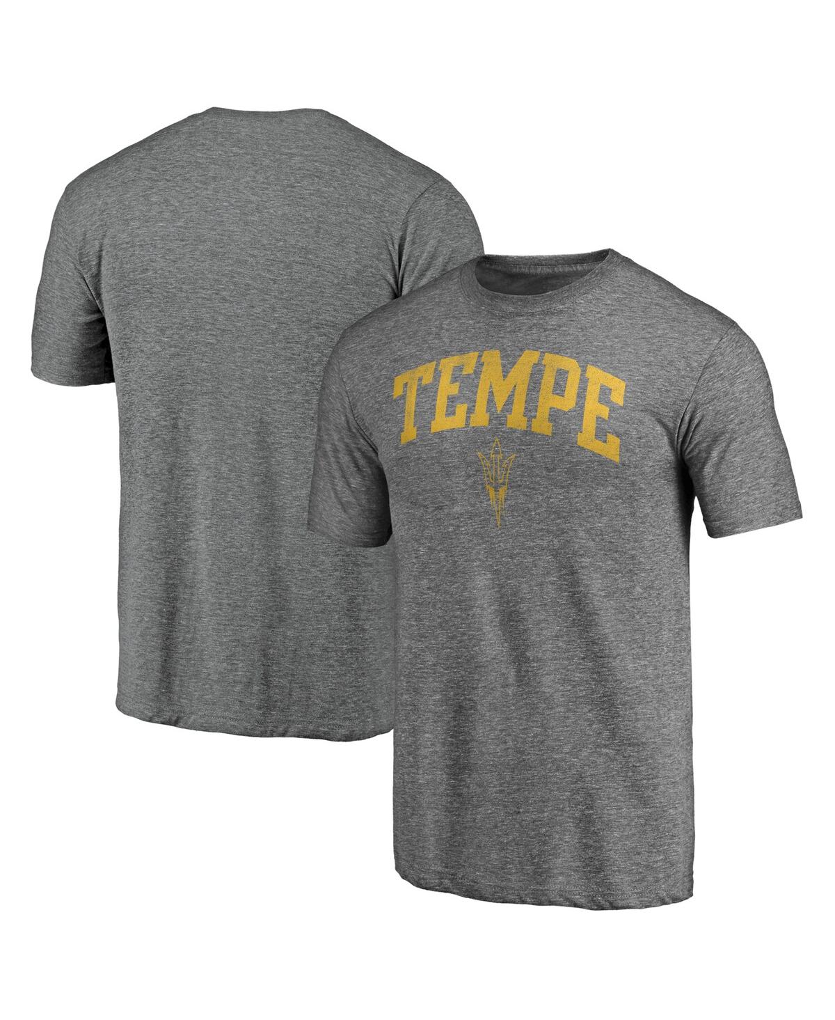 Men's Heather Gray Arizona State Sun Devils Arched City Tri-Blend T-Shirt - Heather Gray