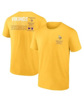 Fanatics - Men's Gold Minnesota Vikings Repeat Stats T-Shirt