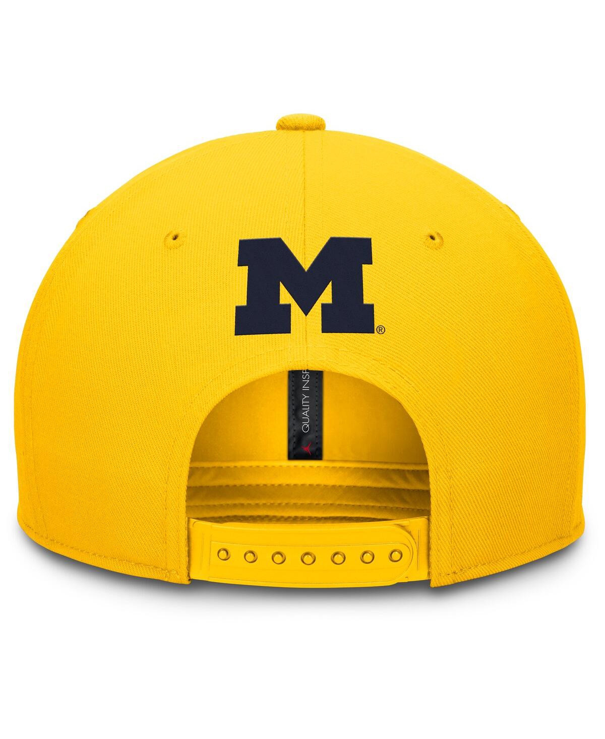 Jordan Men's Maize Michigan Wolverines Athletics Pro Adjustable Hat
