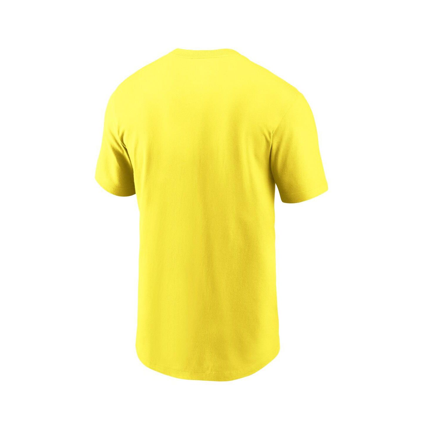 Мужская футболка Nike Yellow Oregon Ducks Legacy Football Icon — фото 3