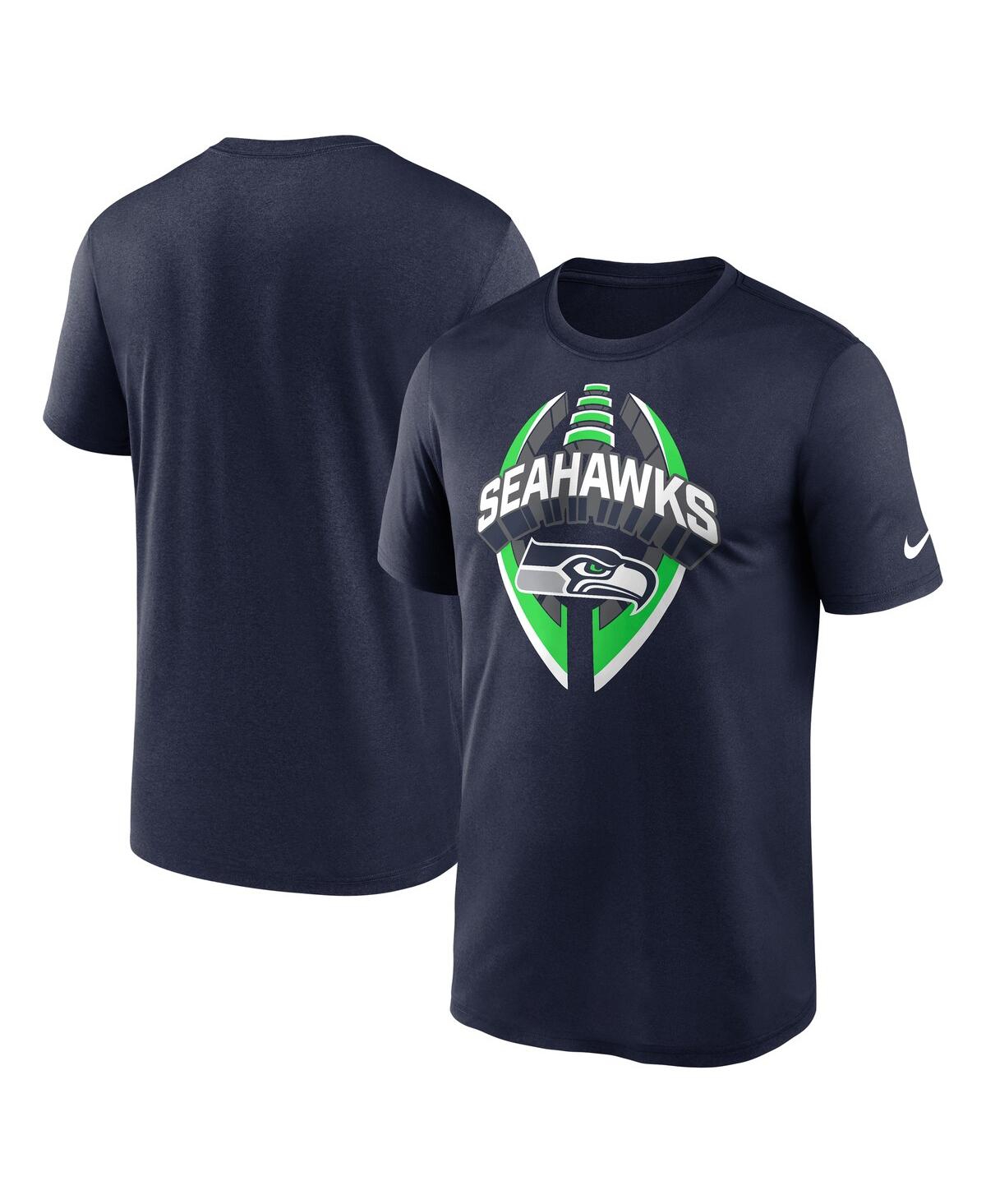 Nike Men's College Navy Seattle Seahawks Legend Icon Performance T-Shirt - College Navy