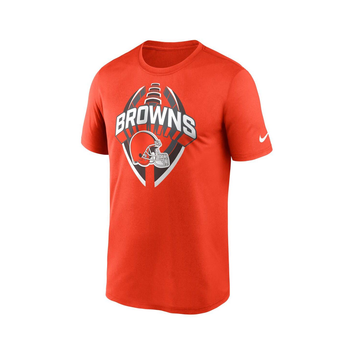 Мужская футболка Nike Orange Cleveland Browns Legend Icon Performance — фото 2