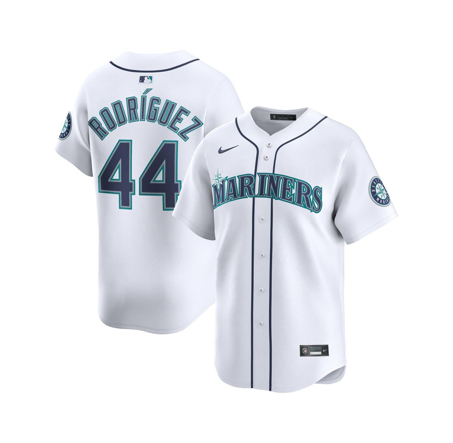 Men's Julio Rodríguez White Seattle Mariners Home Limited Player Jersey