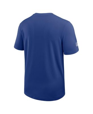 Men's Royal New York Giants Sideline UV Performance Coach Shirt