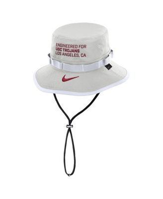Men's Gray USC Trojans 2025 Sideline Apex Boonie Bucket Hat