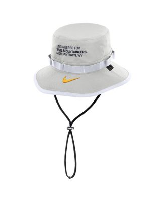 Men's Gray West Virginia Mountaineers 2025 Sideline Apex Boonie Bucket Hat