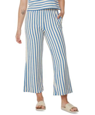 Juniors' Java Stripe Cotton Pants