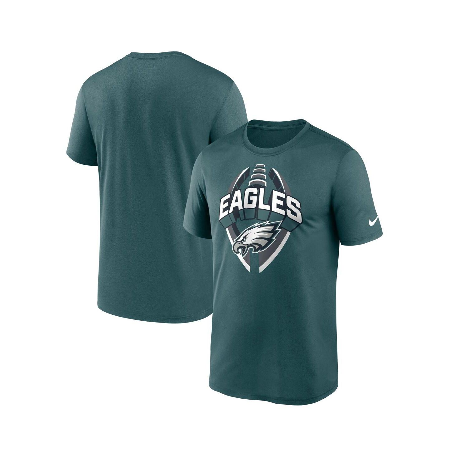 Мужская футболка Nike Midnight Green Philadelphia Eagles Big & Tall Primetime Legend Icon Performance — фото 1