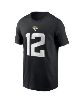 Men's Travis Hunter Black Jacksonville Jaguars 2025 NFL Draft First Round Pick Player Name Number T-Shirt