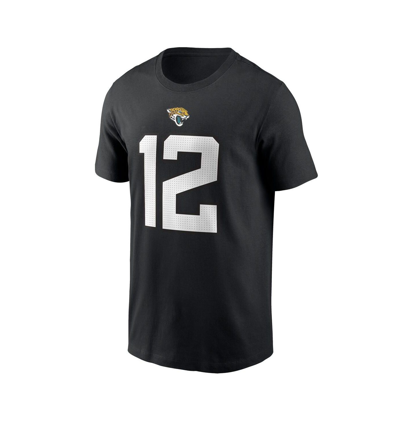 Мужская футболка Nike Travis Hunter Black Jacksonville Jaguars 2025 NFL Draft First Round Pick Player Name & Number — фото 2