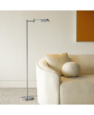 Leaf  Modern Pharmacy Reading LED Floor Lamp with Adjustable Neck (53")