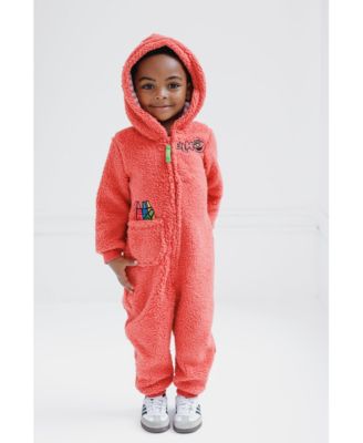 Cozy Sherpa Zip Up Cosplay Costume Coverall