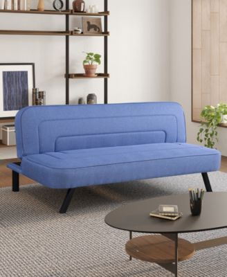 66.1" Polyester Forrest Convertible Futon