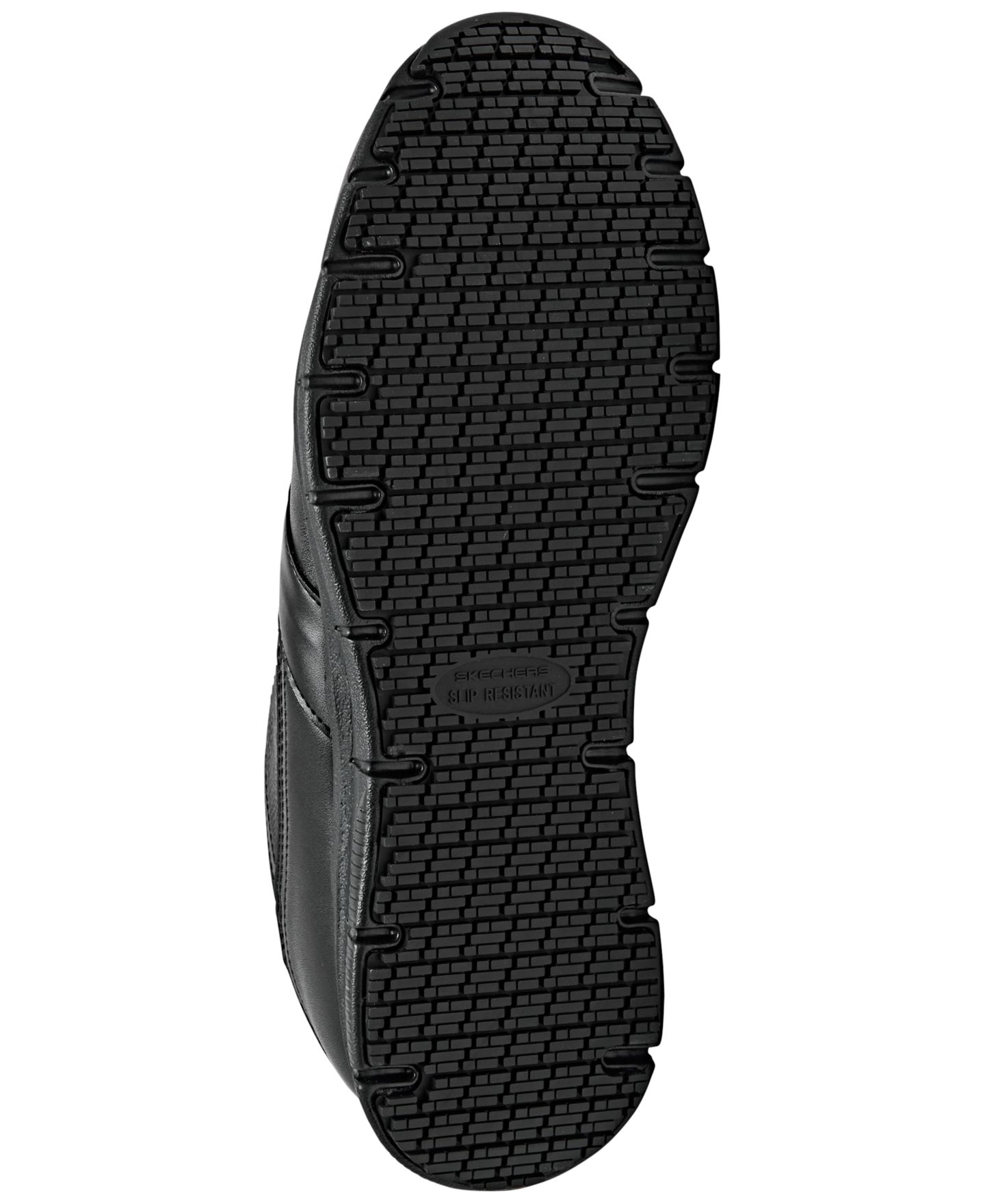 Мужские кроссовки Skechers Work Relaxed Fit- Nampa Slip Resistant Work Casual, цвет: Чёрный — фото 6