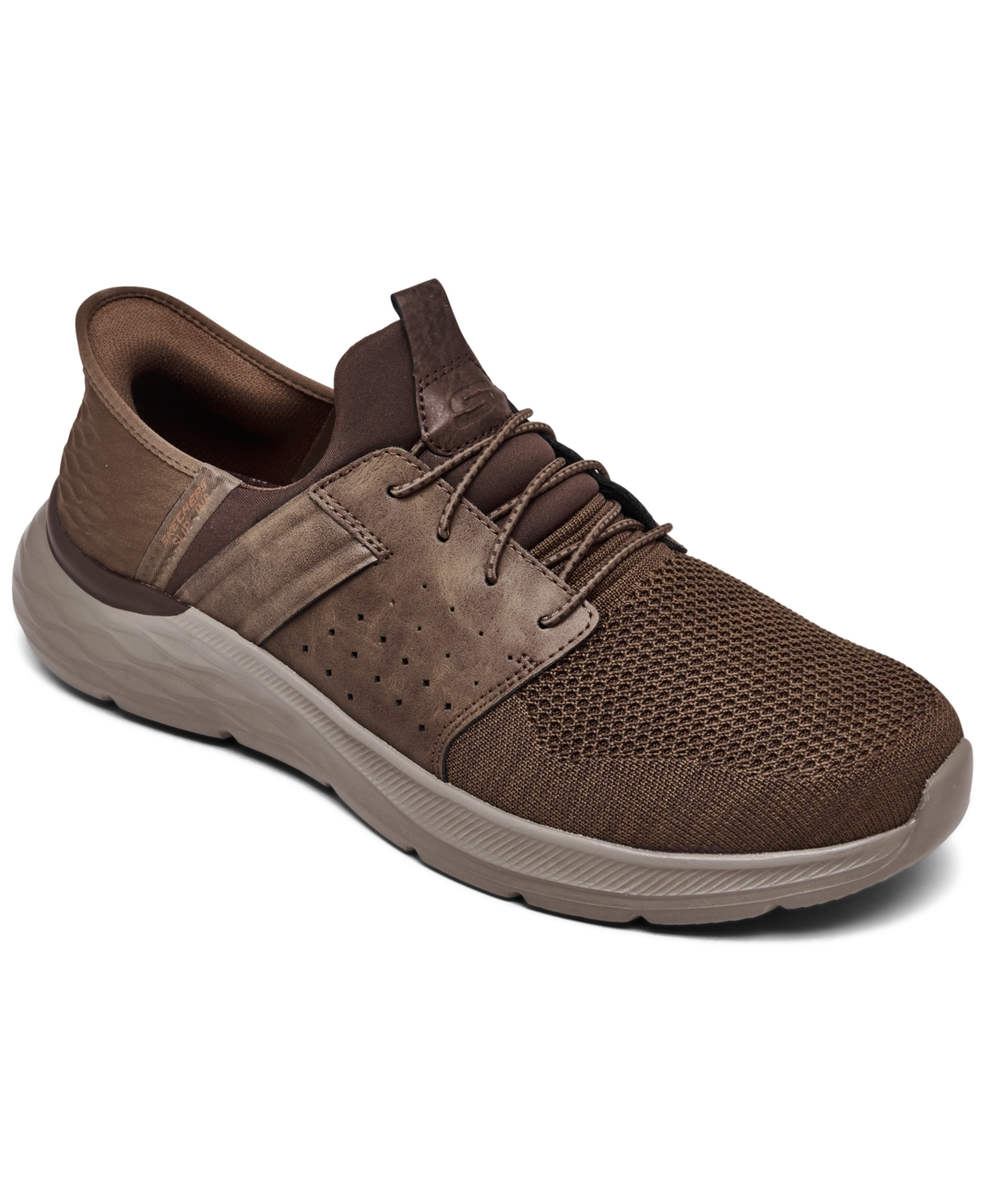 Men's Slip-ins Rf: Garner - Newick Memory Foam Casual Sneakers from Finish Line - Brown