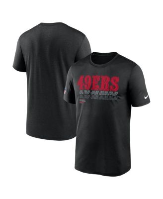 Nike - Men's Black San Francisco 49ers Sideline Legend Performance T-Shirt