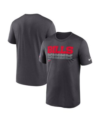 Nike - Men's Charcoal Buffalo Bills Sideline Legend Performance T-Shirt