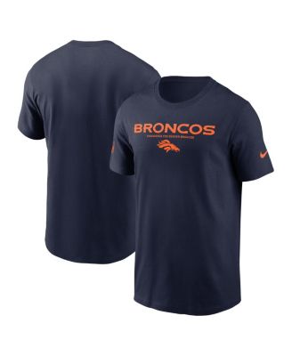 Nike - Men's Navy Denver Broncos Sideline Performance T-Shirt