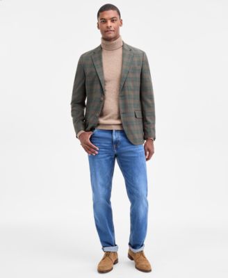 Men's Modern-Fit Stretch Pattern Sport Coat