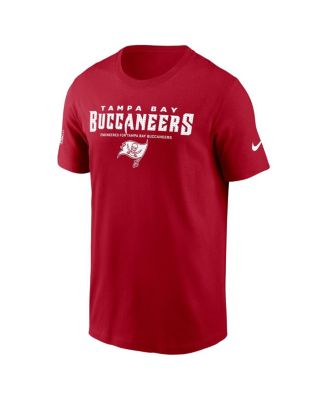Men's Red Tampa Bay Buccaneers Sideline Performance T-Shirt