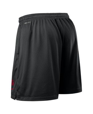 Men's Black San Francisco 49ers Sideline Reversible Performance Shorts