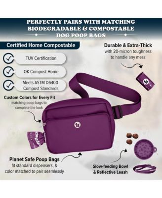 Walk Star Kit: 3-in-1 Dog Walk Bag & Bowl plus Matching 270 Refill Dog Poop Bags
