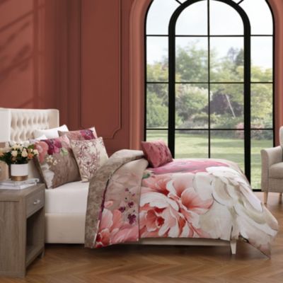 Florence Bedding 220 Thread Count 100% Cotton 5 Piece Queen Size Reversible Comforter Set