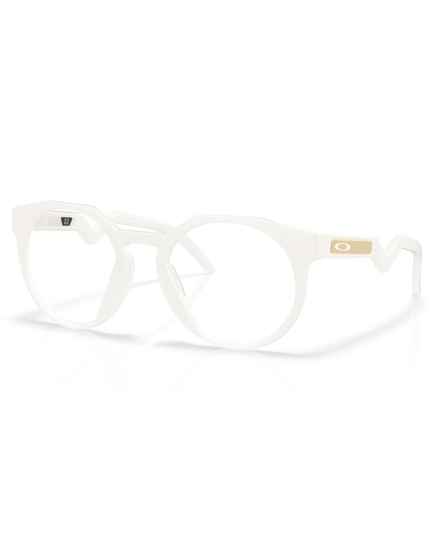 Мужские очки Celine Oakley Man Round Plastic OX8139 Hstn Seek Collection Eyeglasses, цвет: Matte Vapor — фото 1