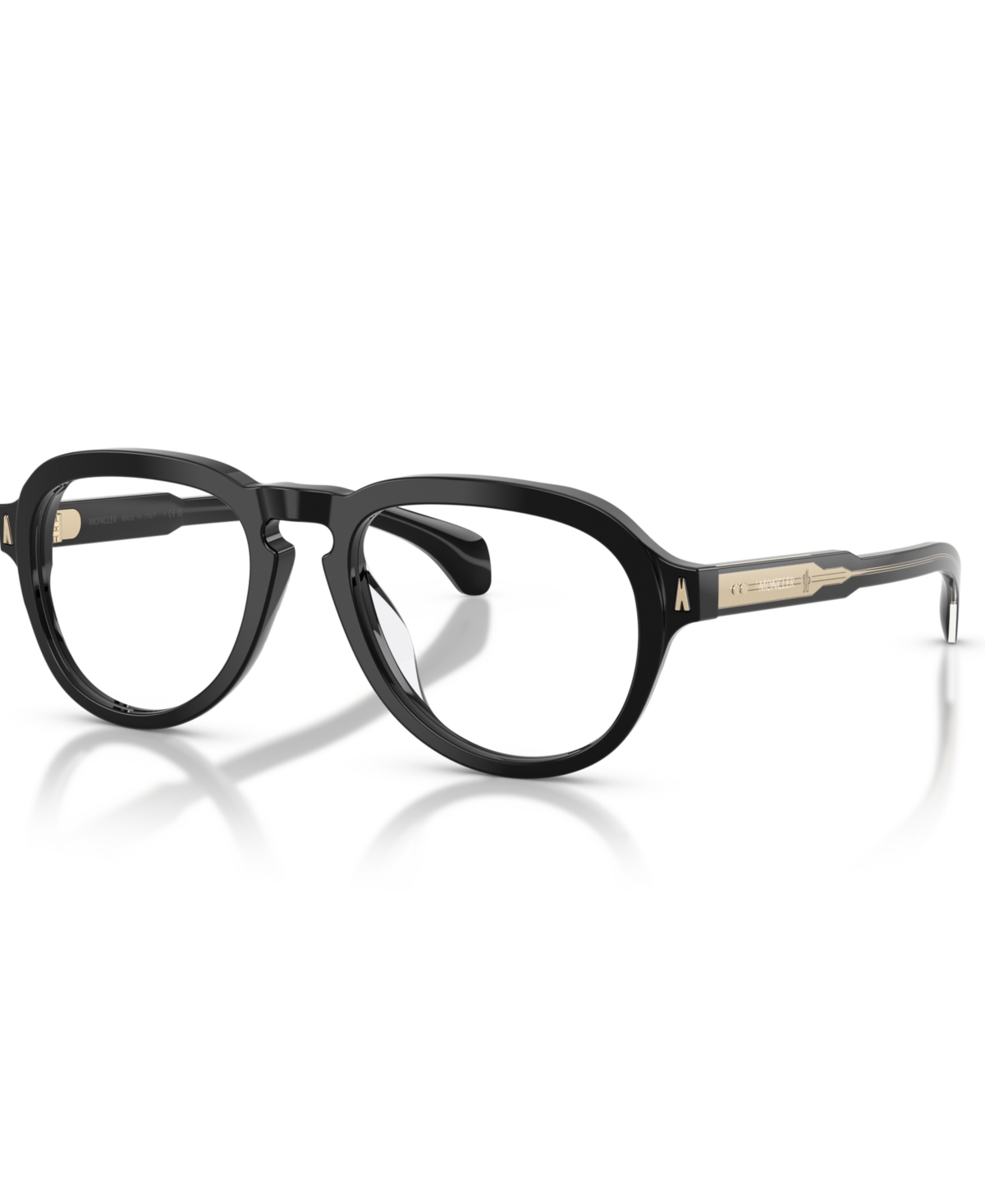 Unisex Pilot Eyeglasses, ME2009U - Shiny Dark Havana