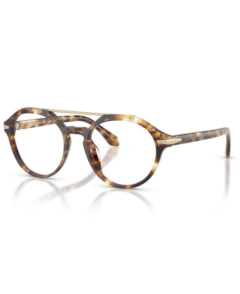 Мужские очки Giorgio Armani Man Round Plastic AR7278U Eyeglasses, цвет: Гавана
