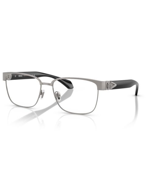 Мужские очки Versace Man Square Metal VE1306 Eyeglasses, цвет: Графитовый металлик
