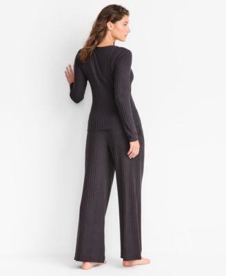 Women's Soft Rib-Knit Pajama Set, XS-3X, Macy's Exclusive