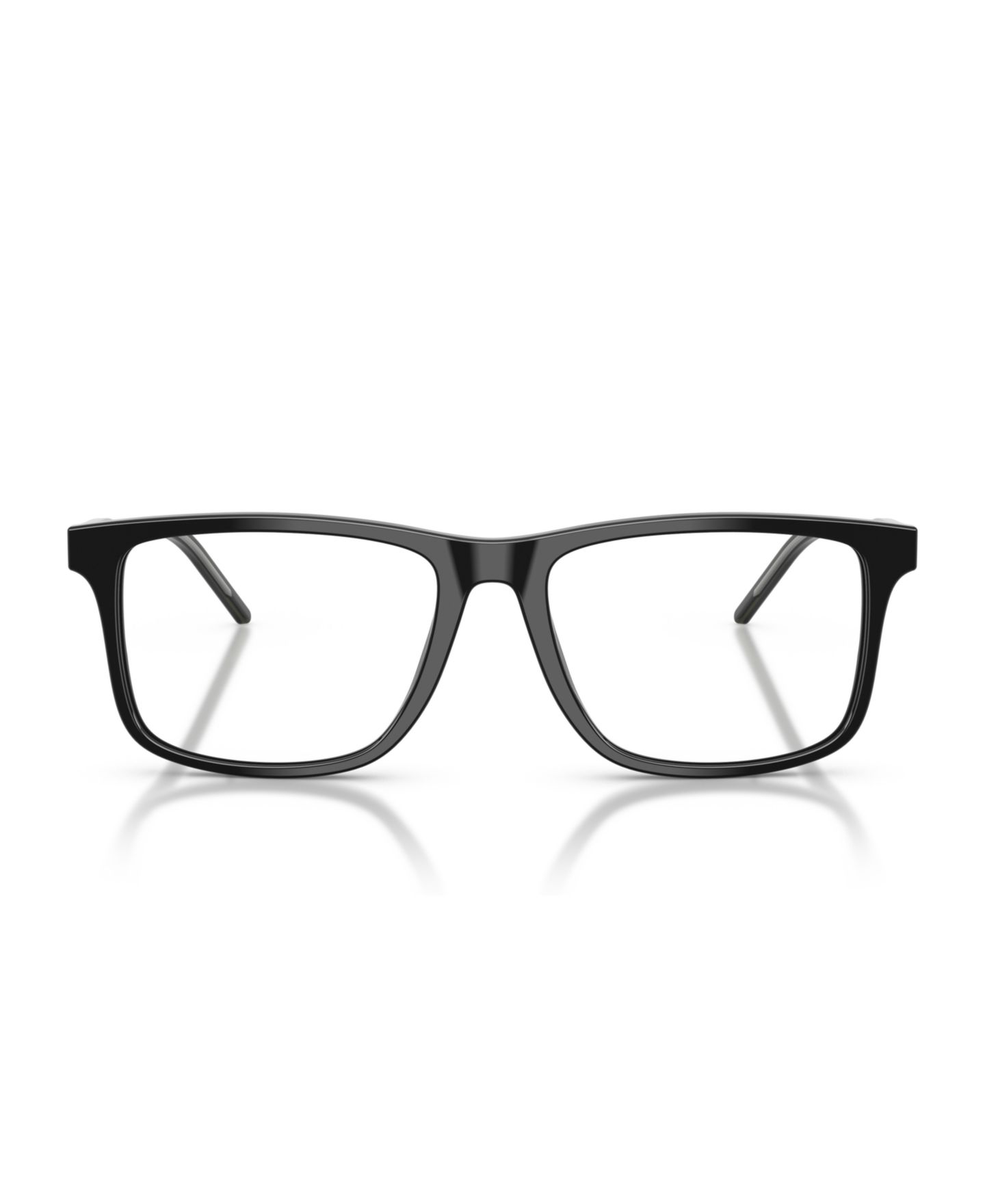 Мужские очки Emporio Armani Man Square Plastic EA3257 Eyeglasses, цвет: Блестящий чёрный — фото 2