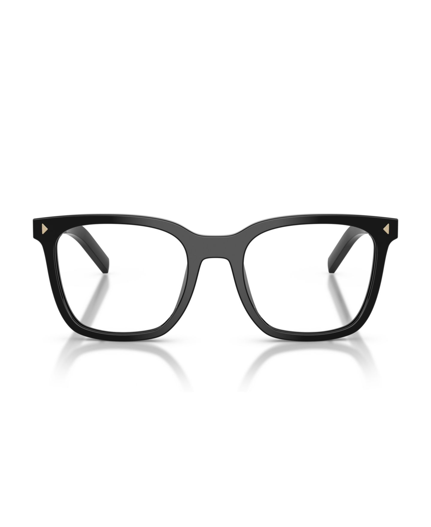 Женские очки Prada Woman Pillow Plastic PR B11VF Eyeglasses, цвет: Чёрный — фото 2