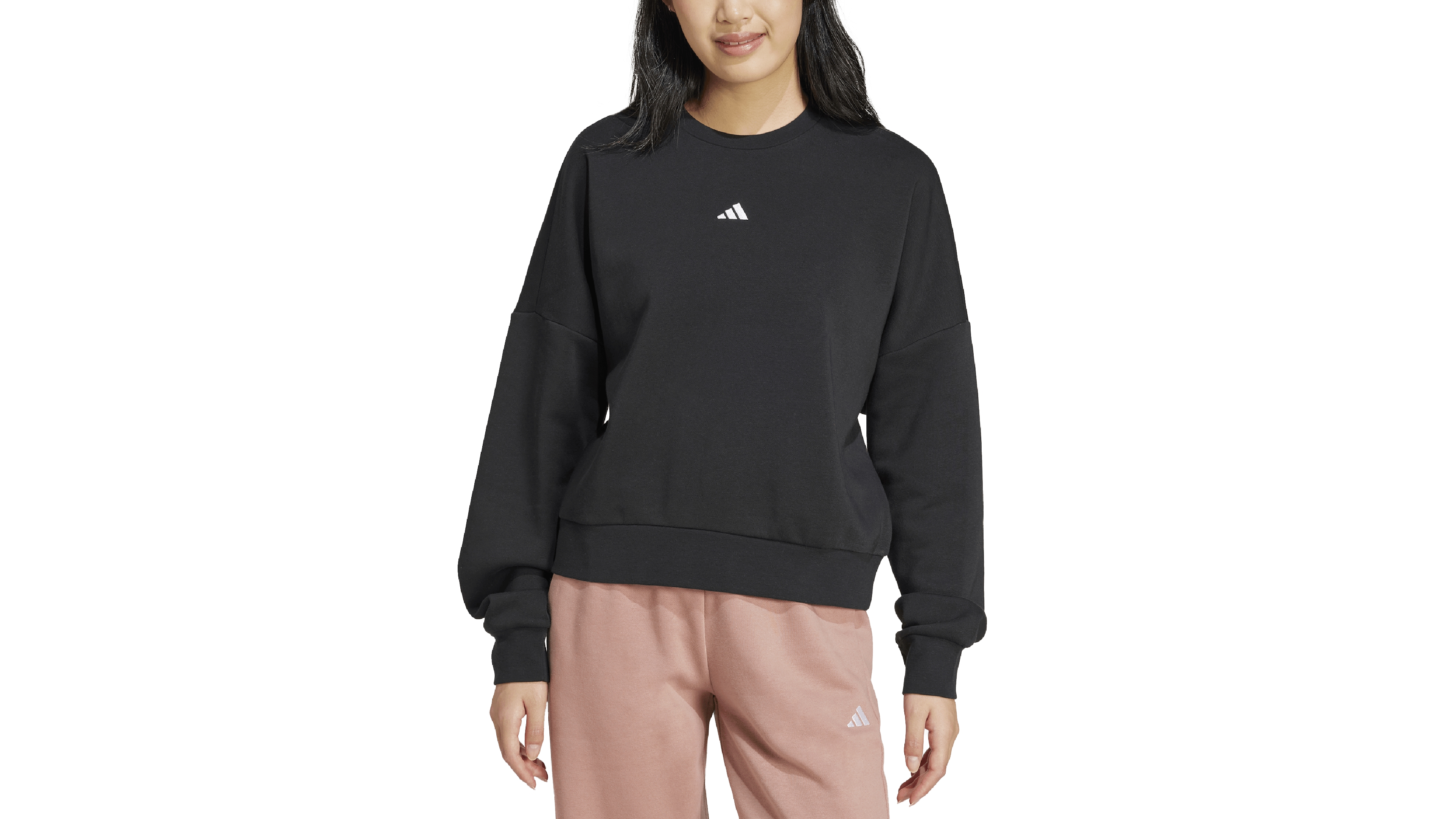 adidas Women's Essentials Crewneck Small-Logo Sweatshirt