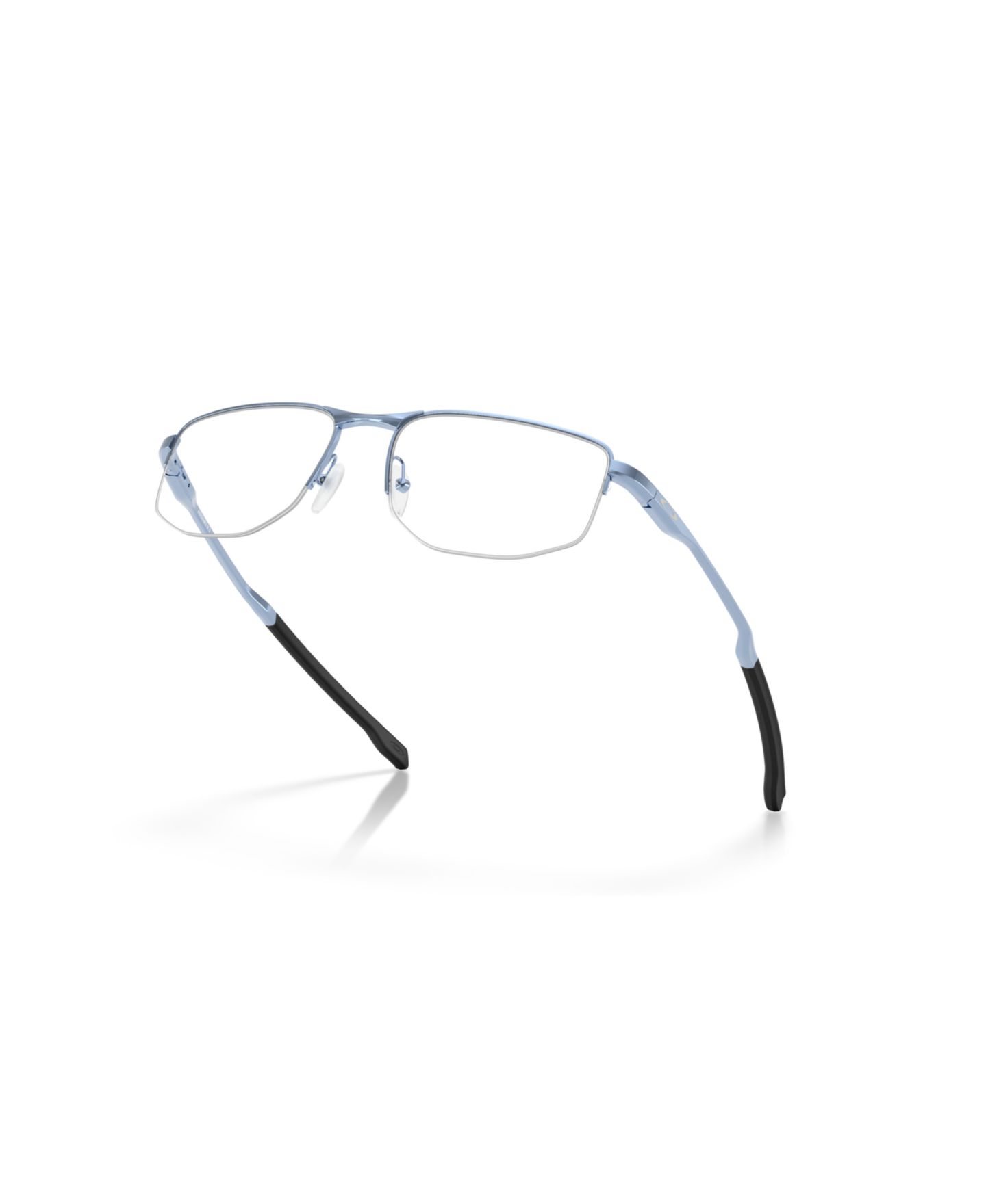 Мужские очки Oakley Man Rectangle Metal OX3035 Addams 0.5 Eyeglasses, цвет: Полированный стоунвош — фото 6