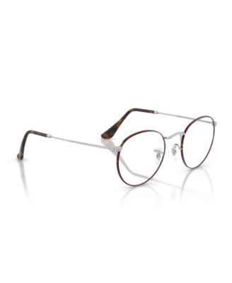 Unisex Round Metal Optics Eyeglasses, RB3447V