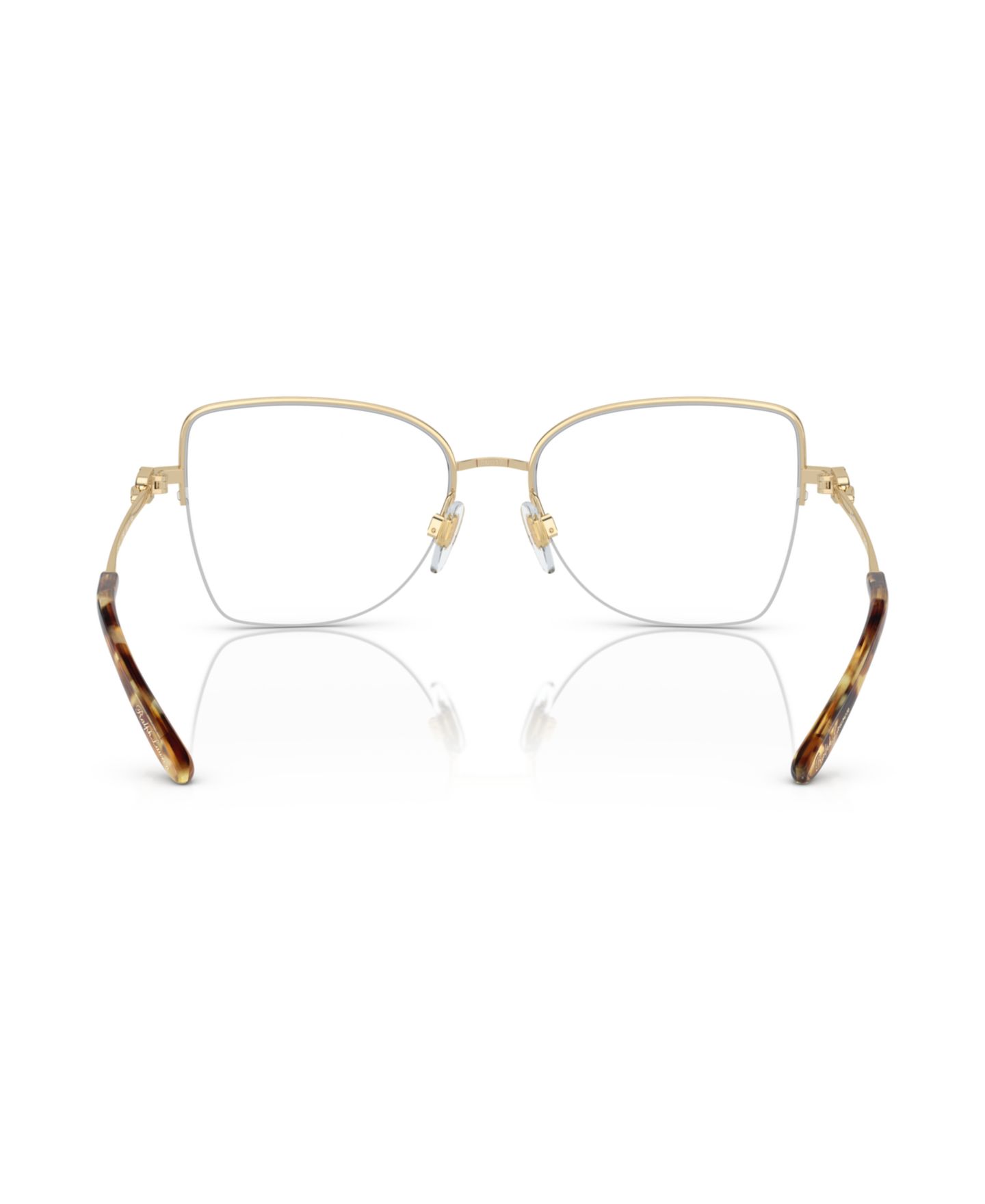 Женские очки Ralph Lauren Woman Cat Eye Metal RL5122 Eyeglasses, цвет: Бледный золотой — фото 4