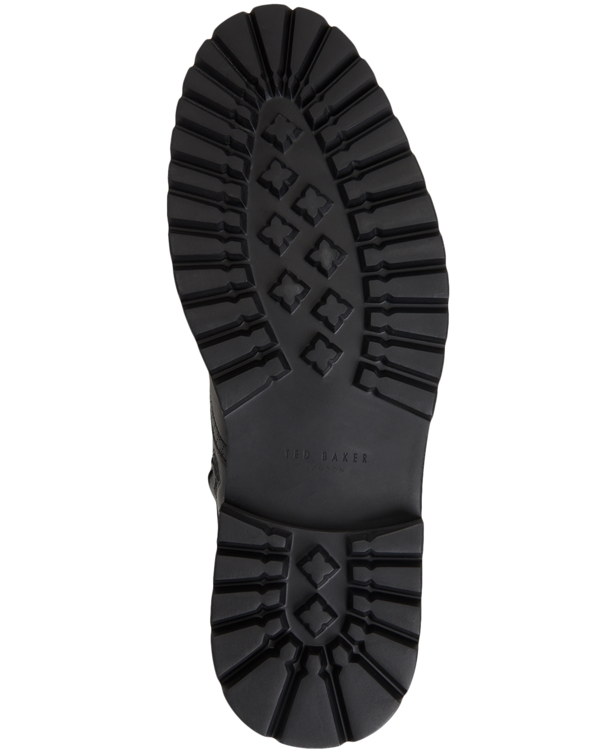 Ted Baker Blackburn Lugged Longwing Boot In Black
