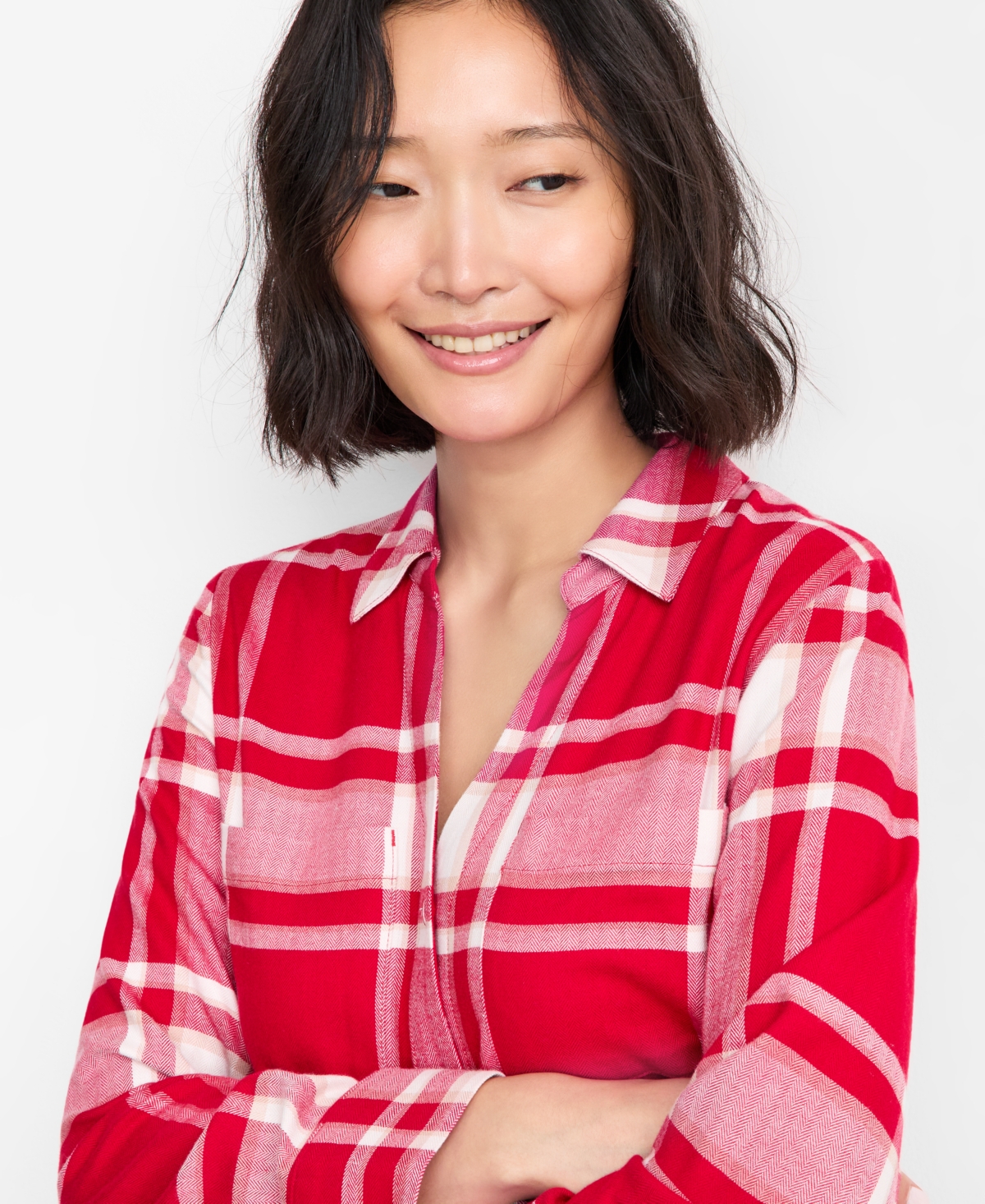 State Of Day Women's Flannel Pajama Set, Macy's Exclusive In Multi
