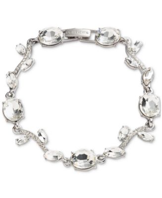 ブレスレット Givenchy Silver Tone Crystal Stone Viney Flex Bracelet Givenchy Silver Tone Crystal Stone Viney Flex Bracelet - Macy's