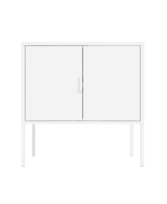 Ava 23.6" Modern 2-Shelf Accent Cabinet