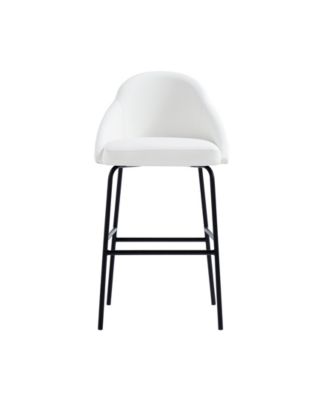 Gracie 41.1" Leatherette Upholstered Barstool