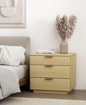 Payton 26" Modern 3-Drawer Nightstand