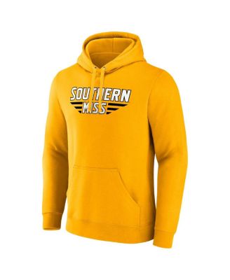 Men's Gold Southern Miss Golden Eagles Primary Logo Pullover Hoodie