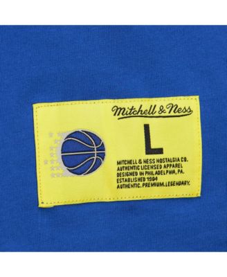 Men's Blue Orlando Magic Hardwood Classics Neon Nights Premium T-Shirt