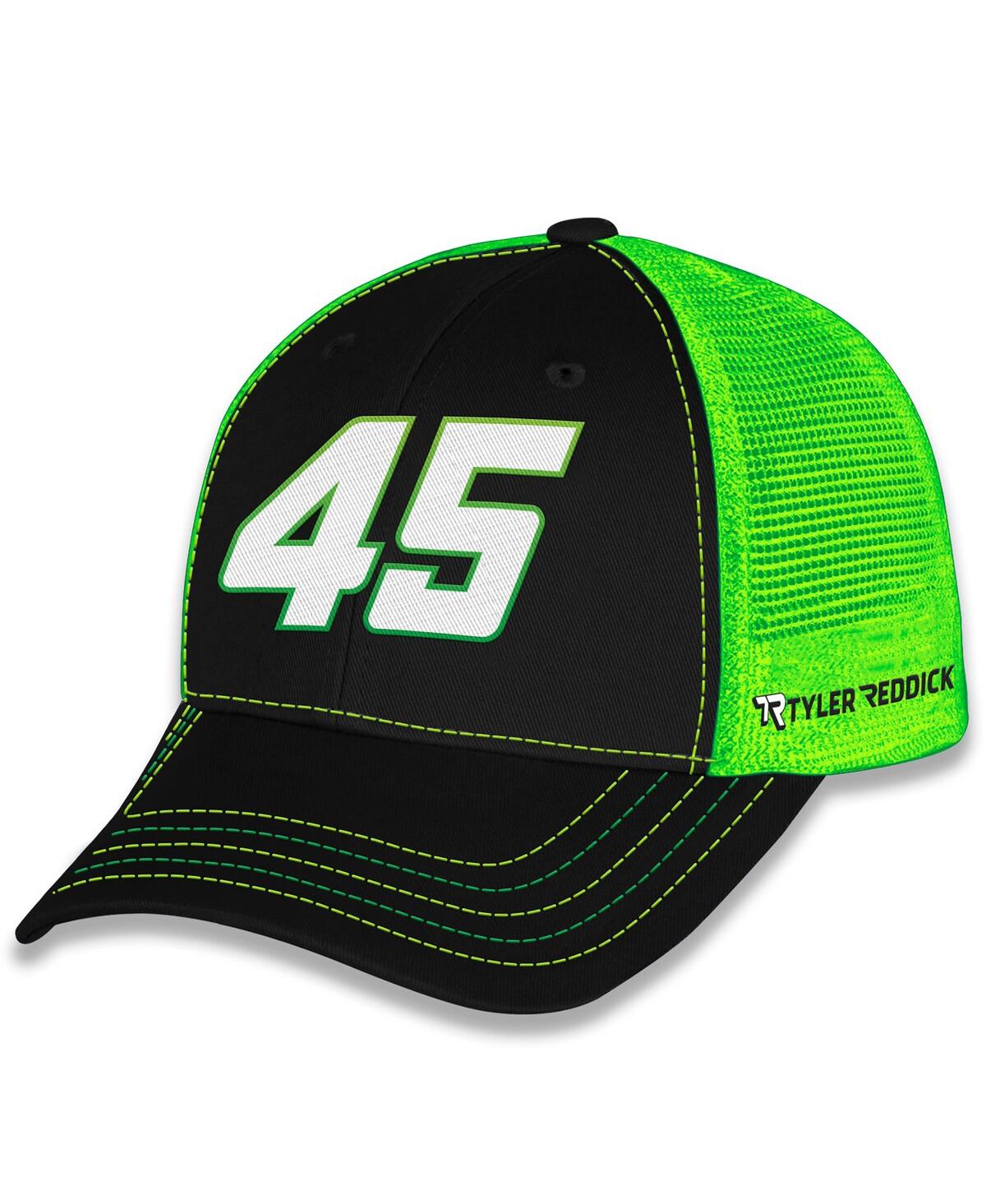 Men's Black/Green Tyler Reddick Big Number Adjustable Hat - Black, Green