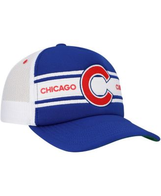 Men's Royal Chicago Cubs Sideline Trucker Adjustable Hat