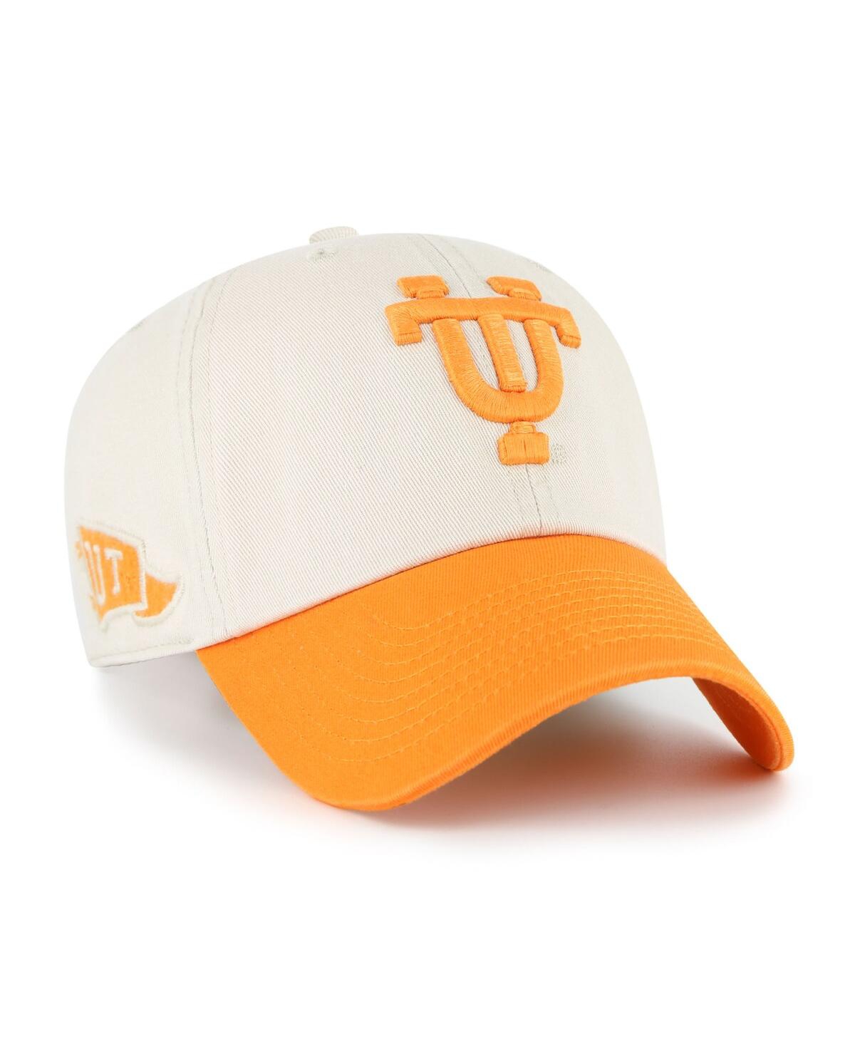 Men's Cream Tennessee Volunteers Grand Stand Clean Up Adjustable Hat - Cream