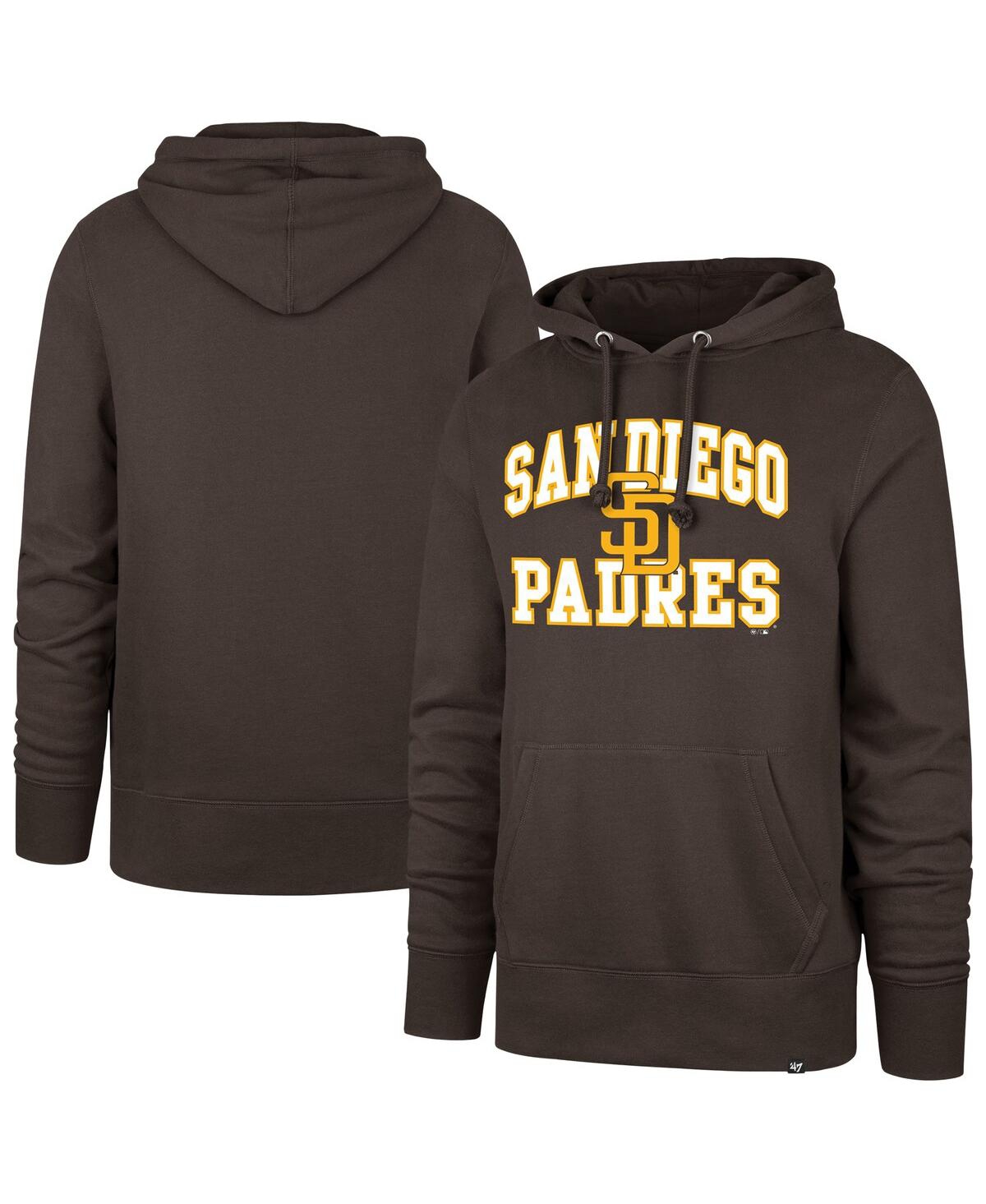 Men's Brown San Diego Padres Velocity Headline Pullover Hoodie Sweatshirt - Brown